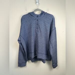 NWT Vineyard Vines Navy Striped Performance Hoodie Size XL